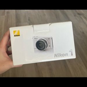White Nikon 1 Camera